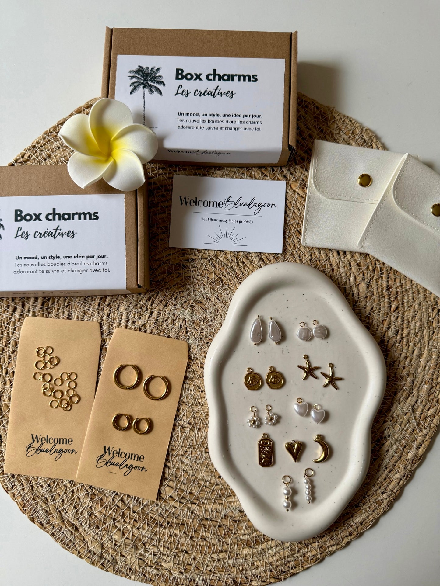 LES CRÉATIVES l Ta box charms -boucles d’oreilles-