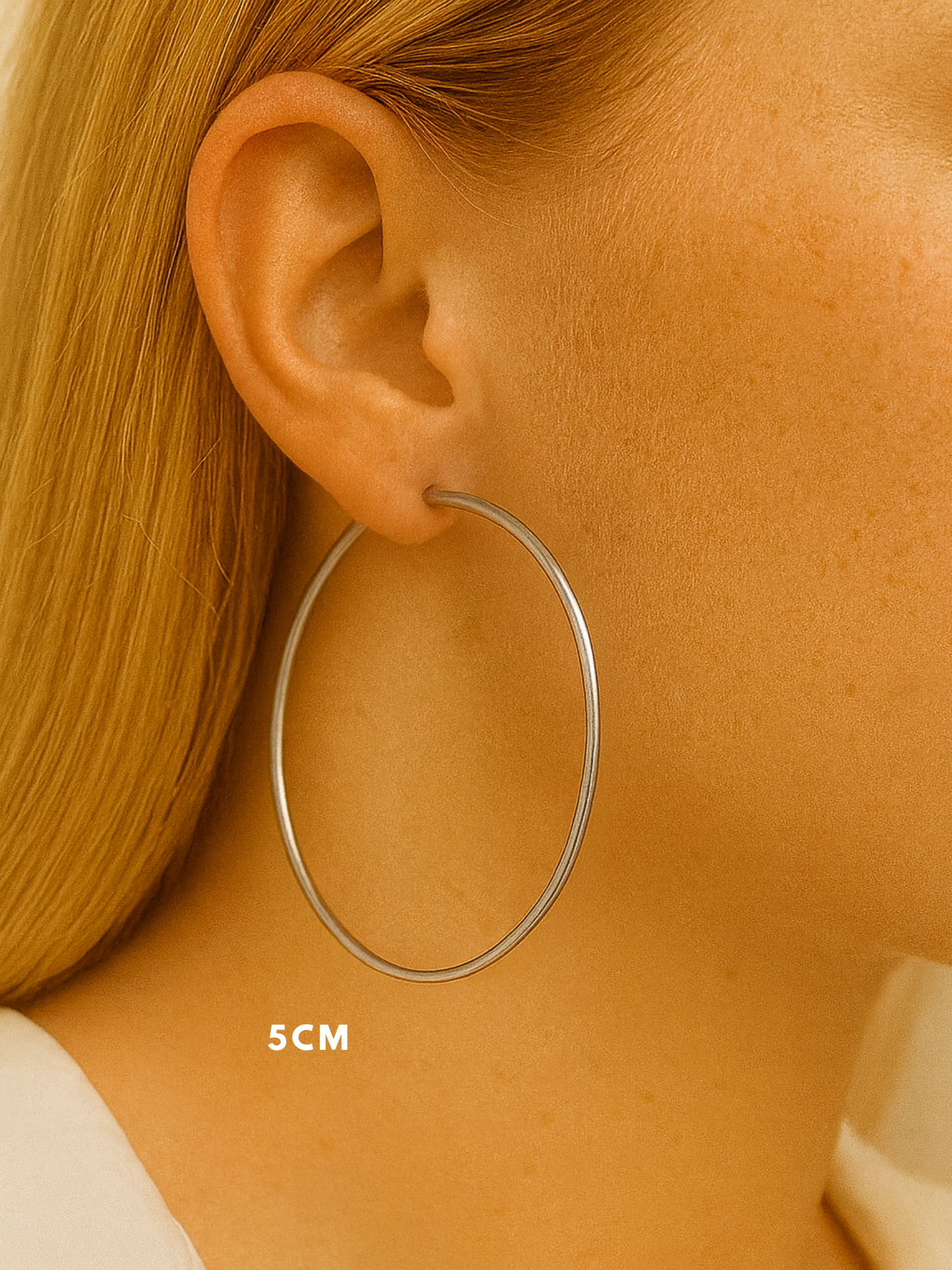 JUDE l Créoles inoxydables -5cm-