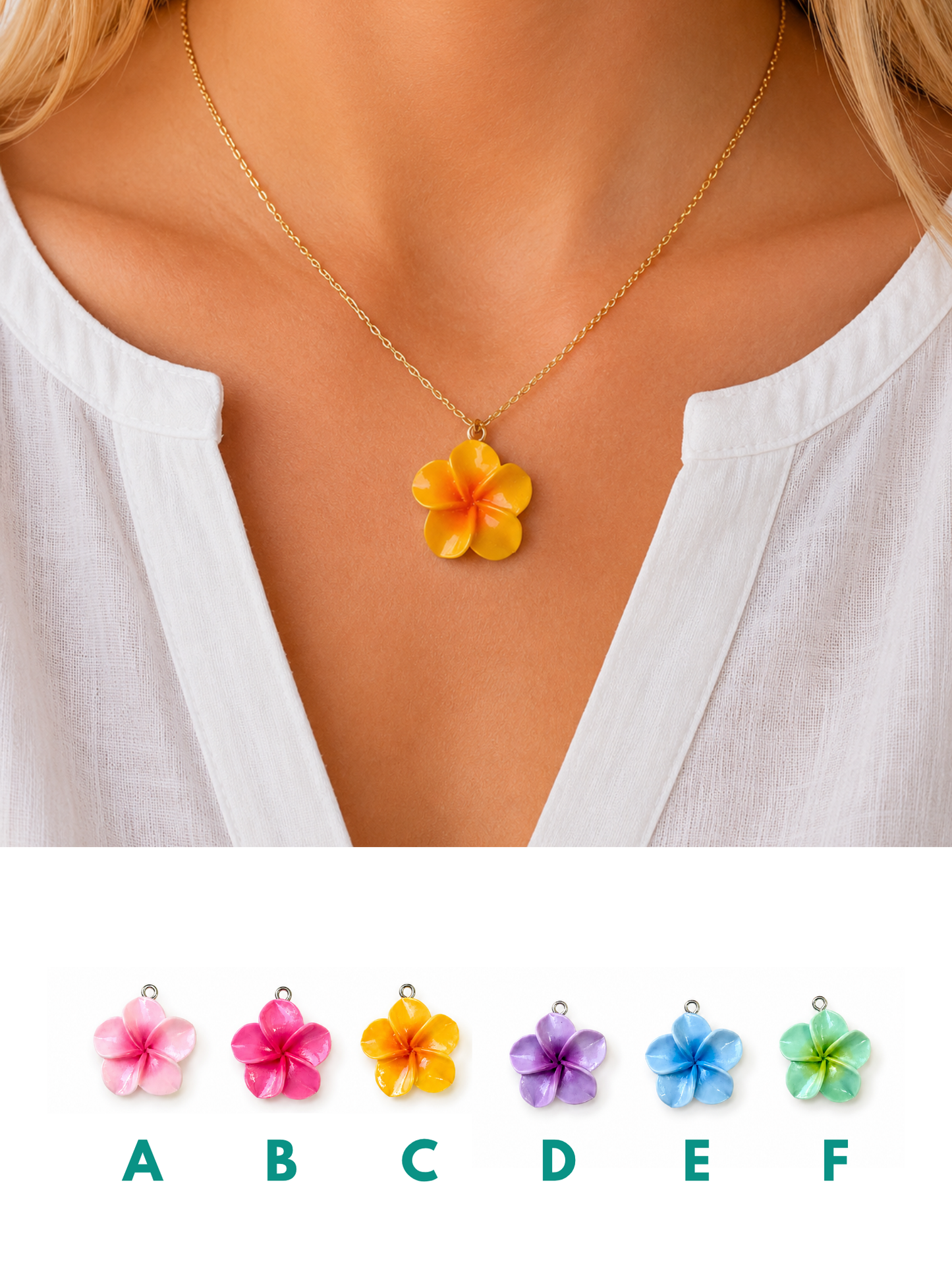 MONOÏ l Pendentif inoxydable