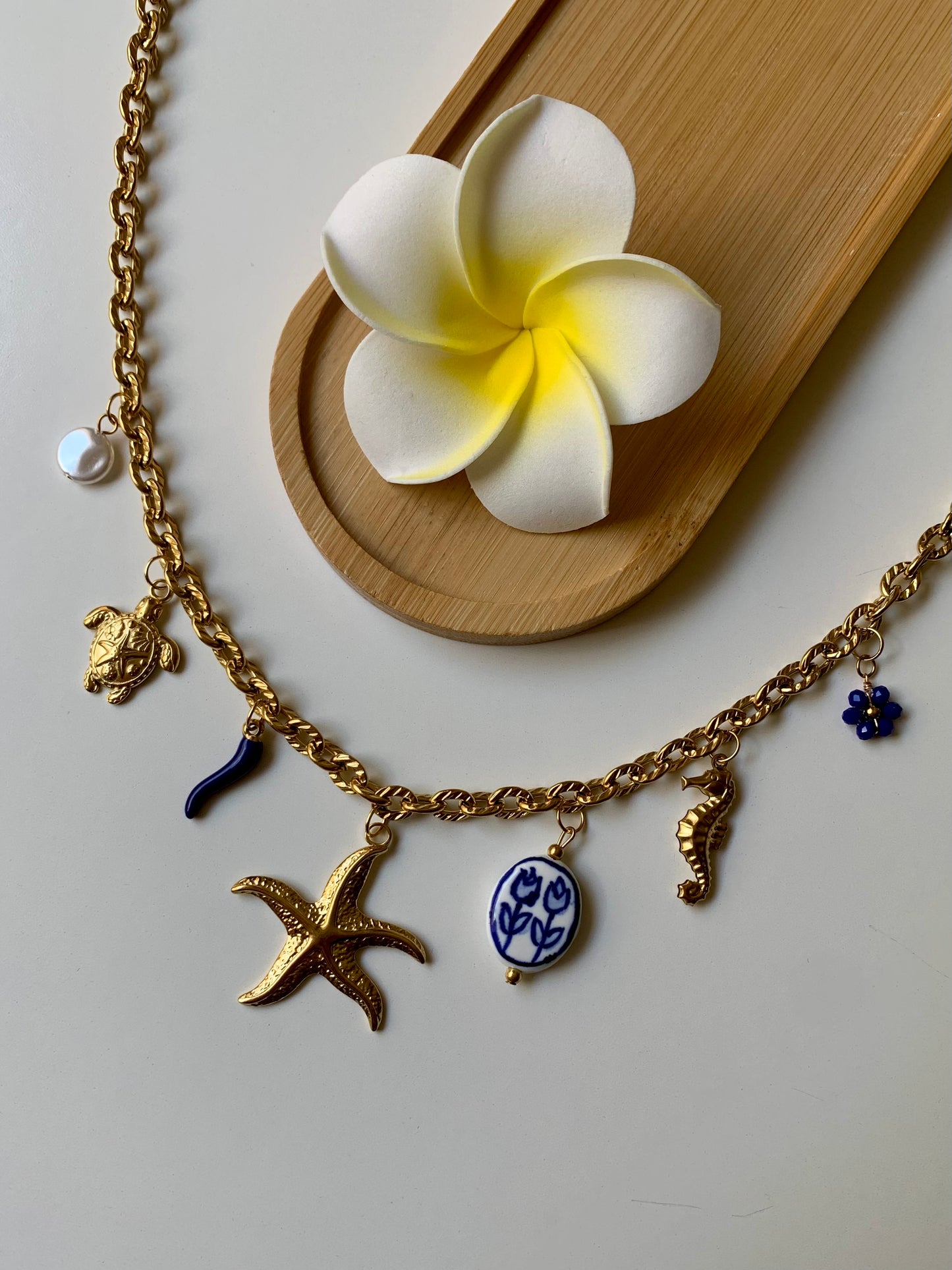 MYKONOS - Collier charms inoxydable