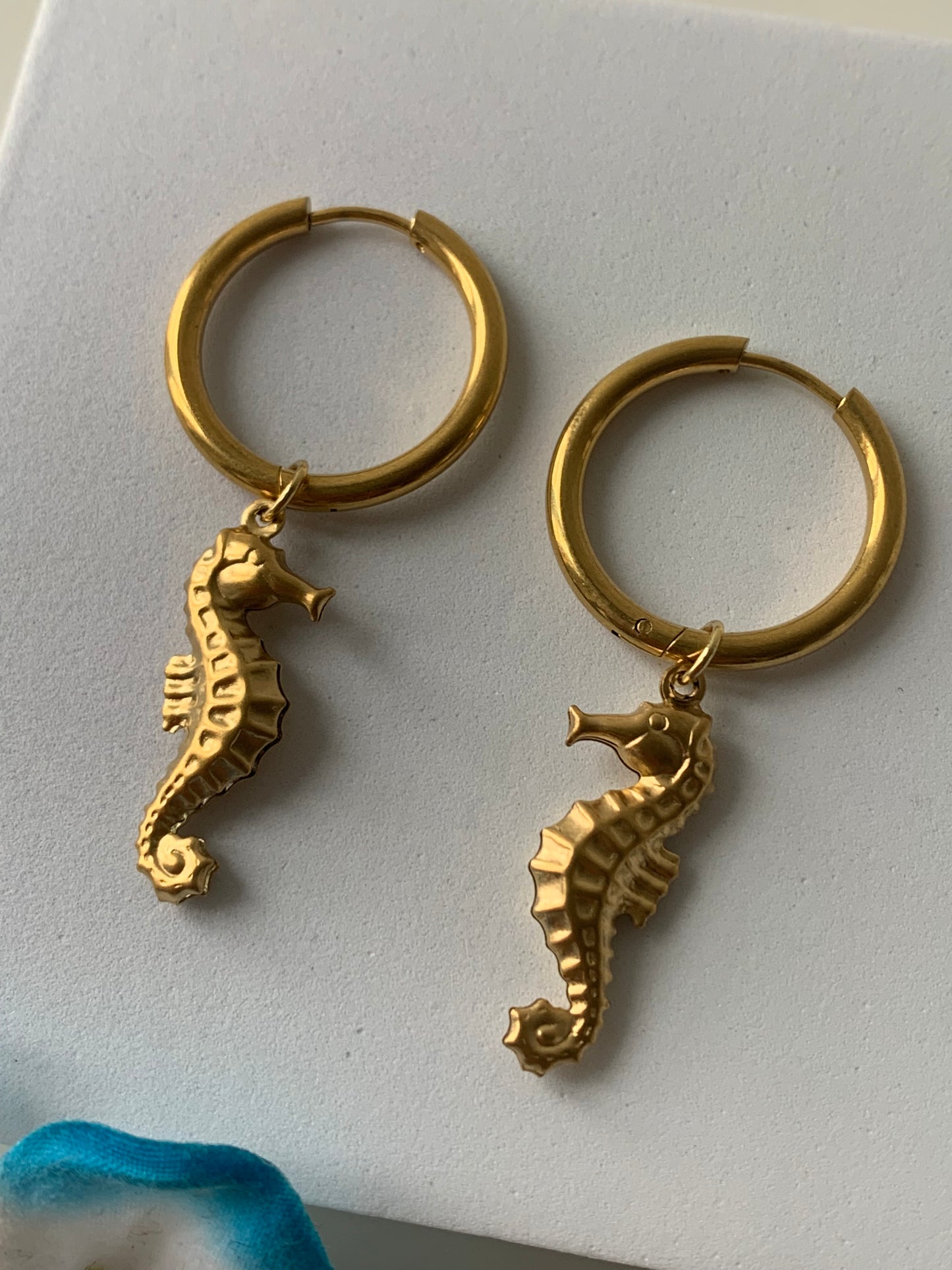 OCEAN MOOD - Anneaux charms hippocampe