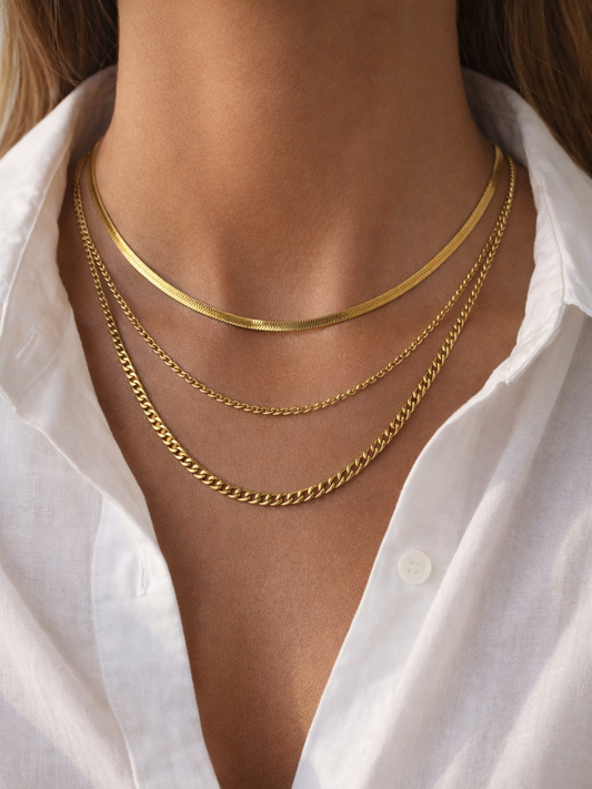 DORINE l Collier multirangs inoxydable