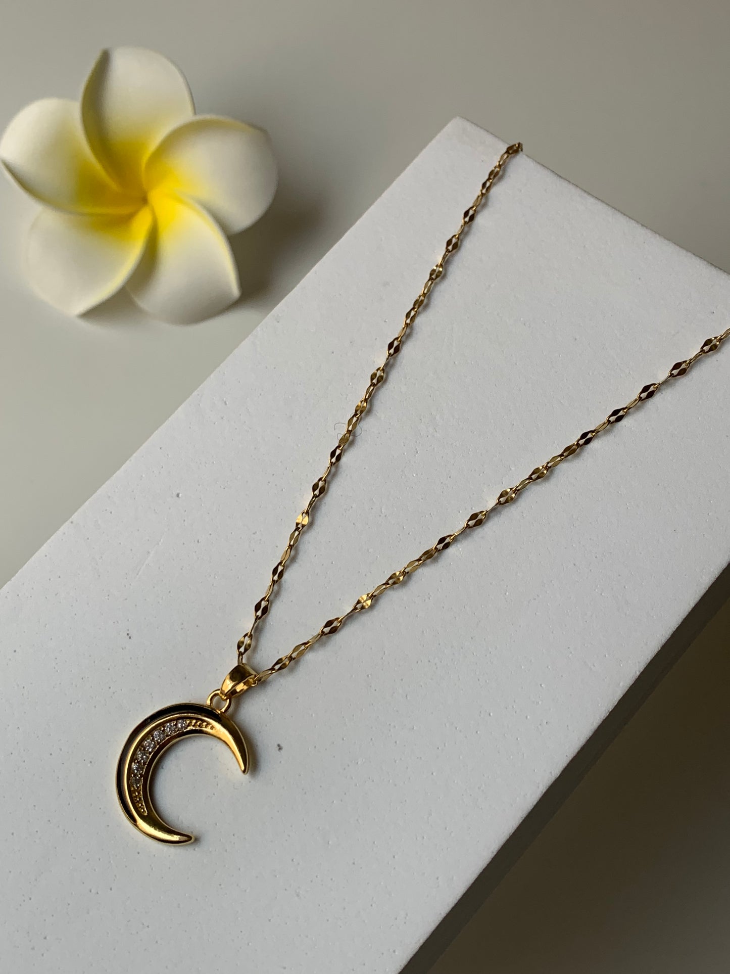 ASTRES - ZORA l Collier inoxydable -blanc-