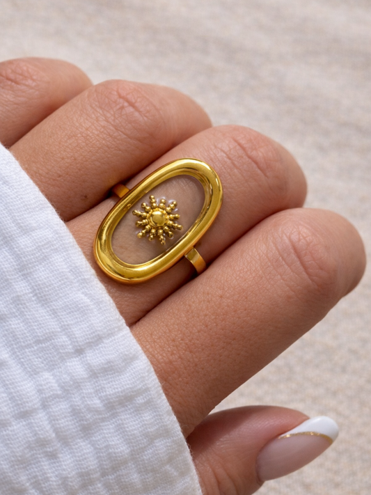 ASTRES - SOLAIRE l Bague  inoxydable