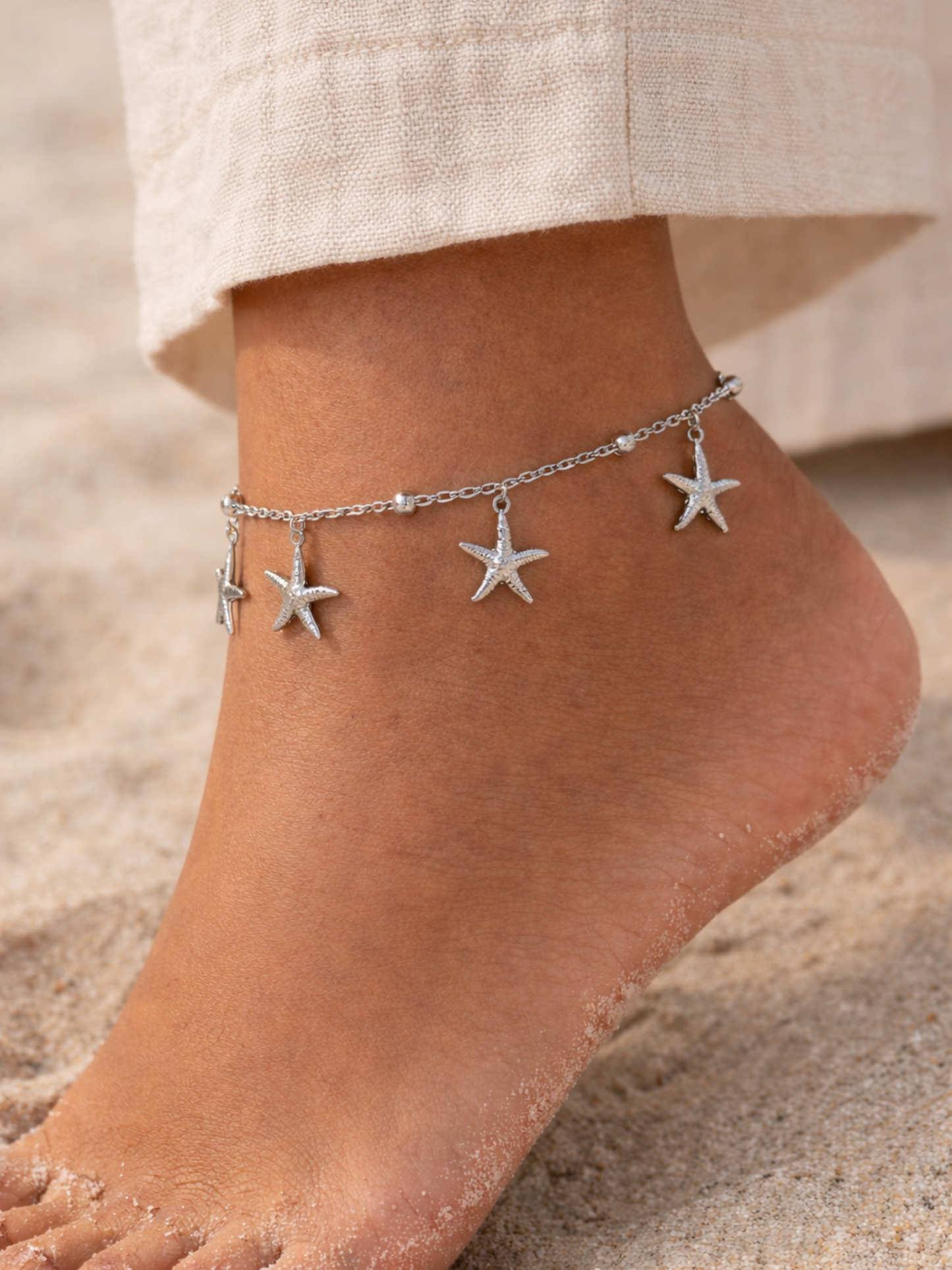 OCEAN MOOD - SUMMER l Bracelet inoxydable pour la cheville