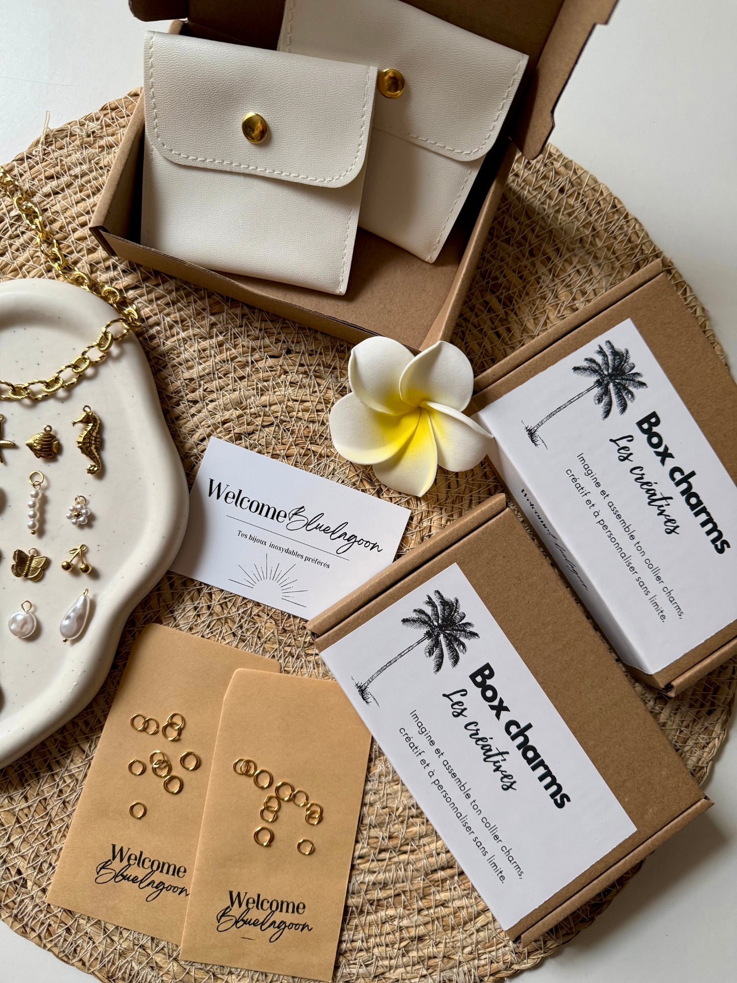 LES CRÉATIVES l Ta box charms -collier-