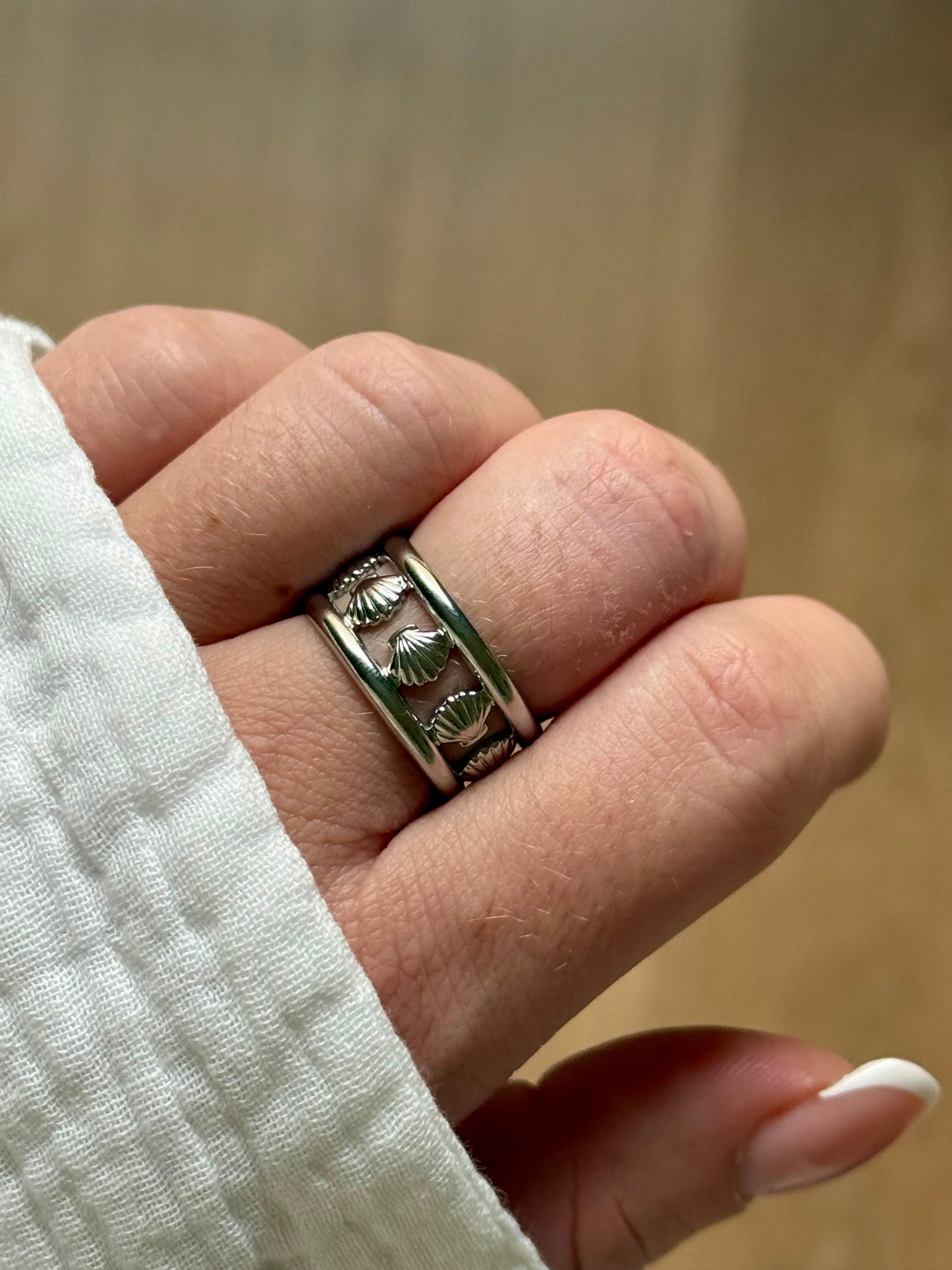 OCEAN MOOD - ANÉMONE l Bague inoxydable