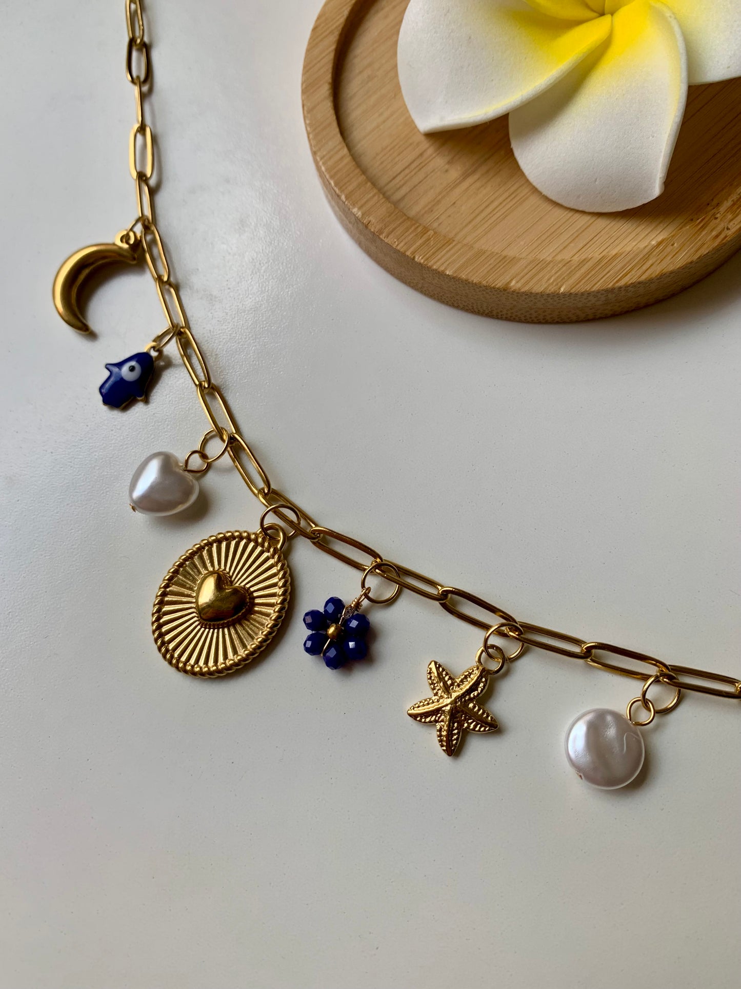 ISTANBUL - Collier charms inoxydable
