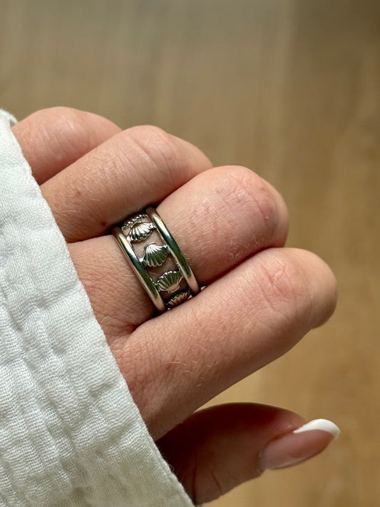 OCEAN MOOD - ANÉMONE l Bague inoxydable