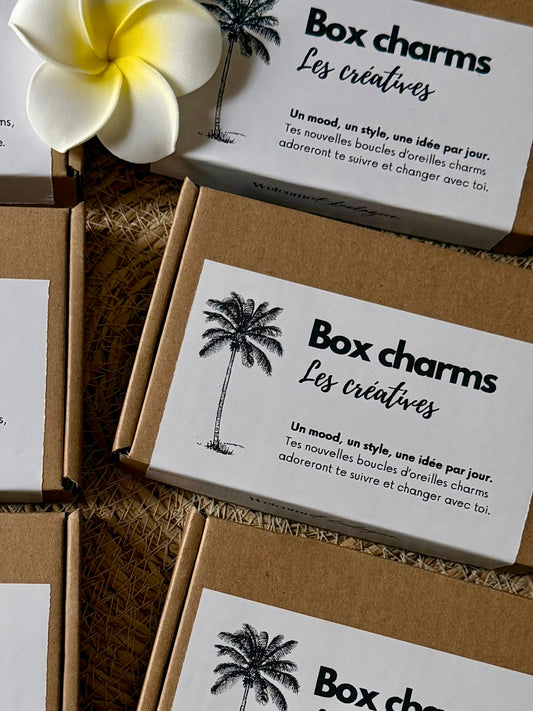 LES CRÉATIVES l Ta box charms -boucles d’oreilles-