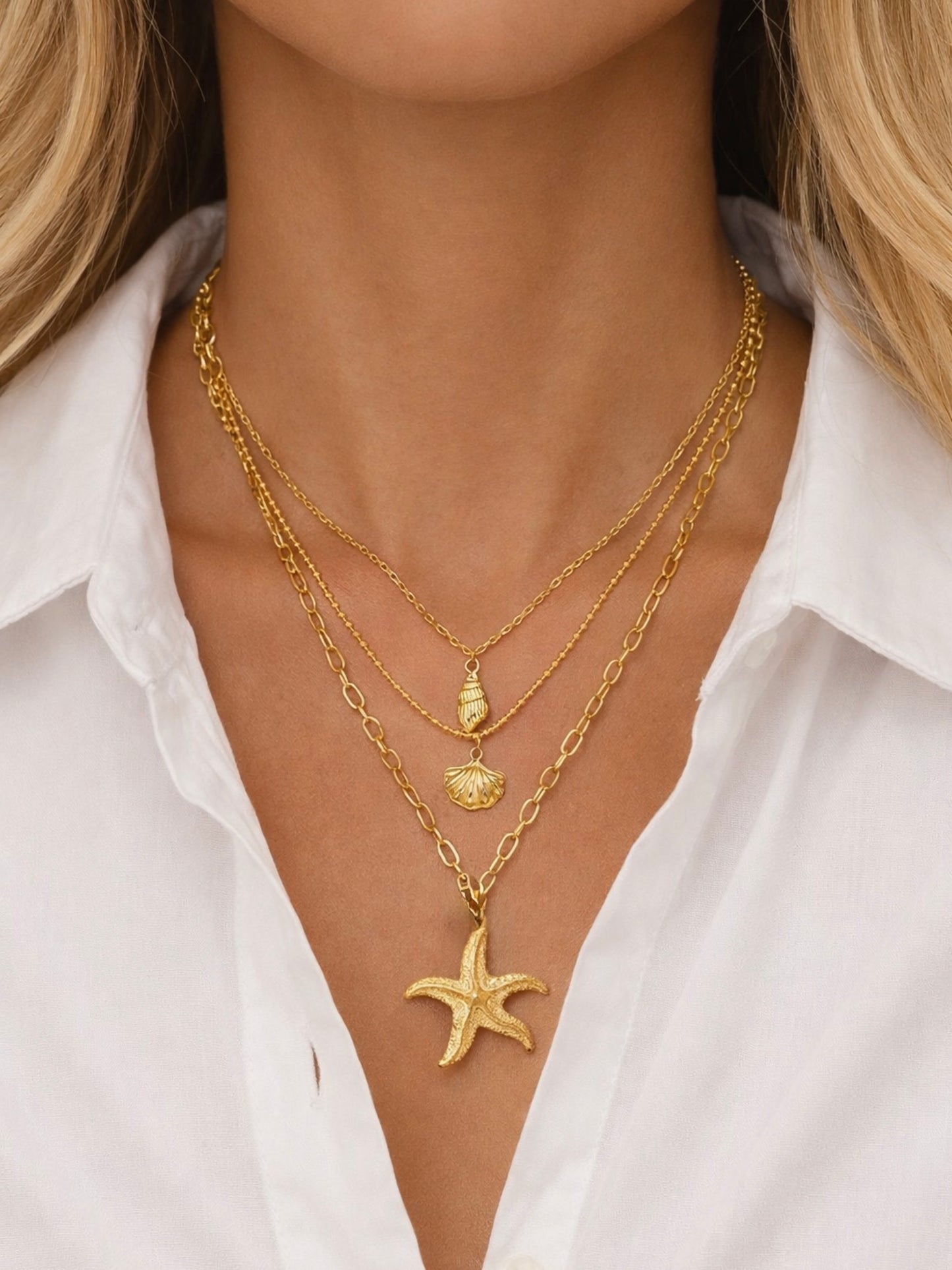 OCEAN MOOD - VANILLE l Collier inoxydable