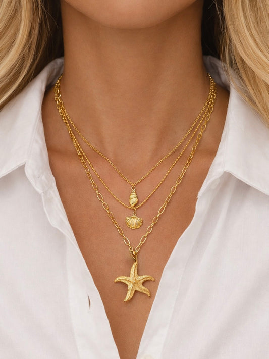 OCEAN MOOD - VANILLE l Collier inoxydable