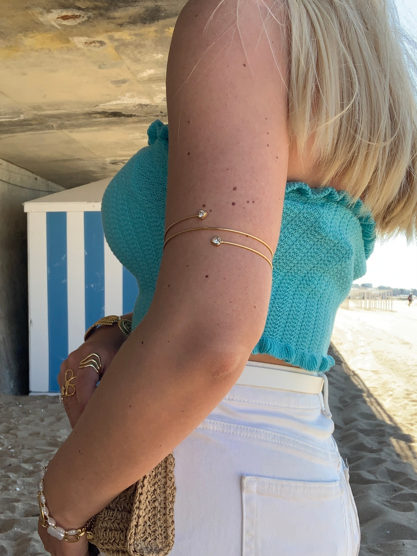 DIVINE l Bracelet de bras inoxydable